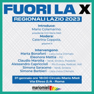 incontro candidati regionali lazio 2023