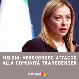 meloni attacco transgender