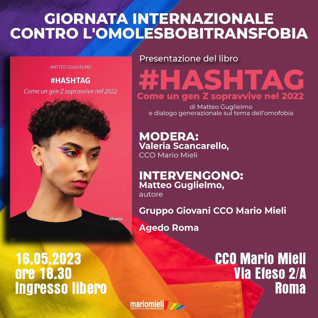 hashtag evento giornata omofobia circolo mario mieli