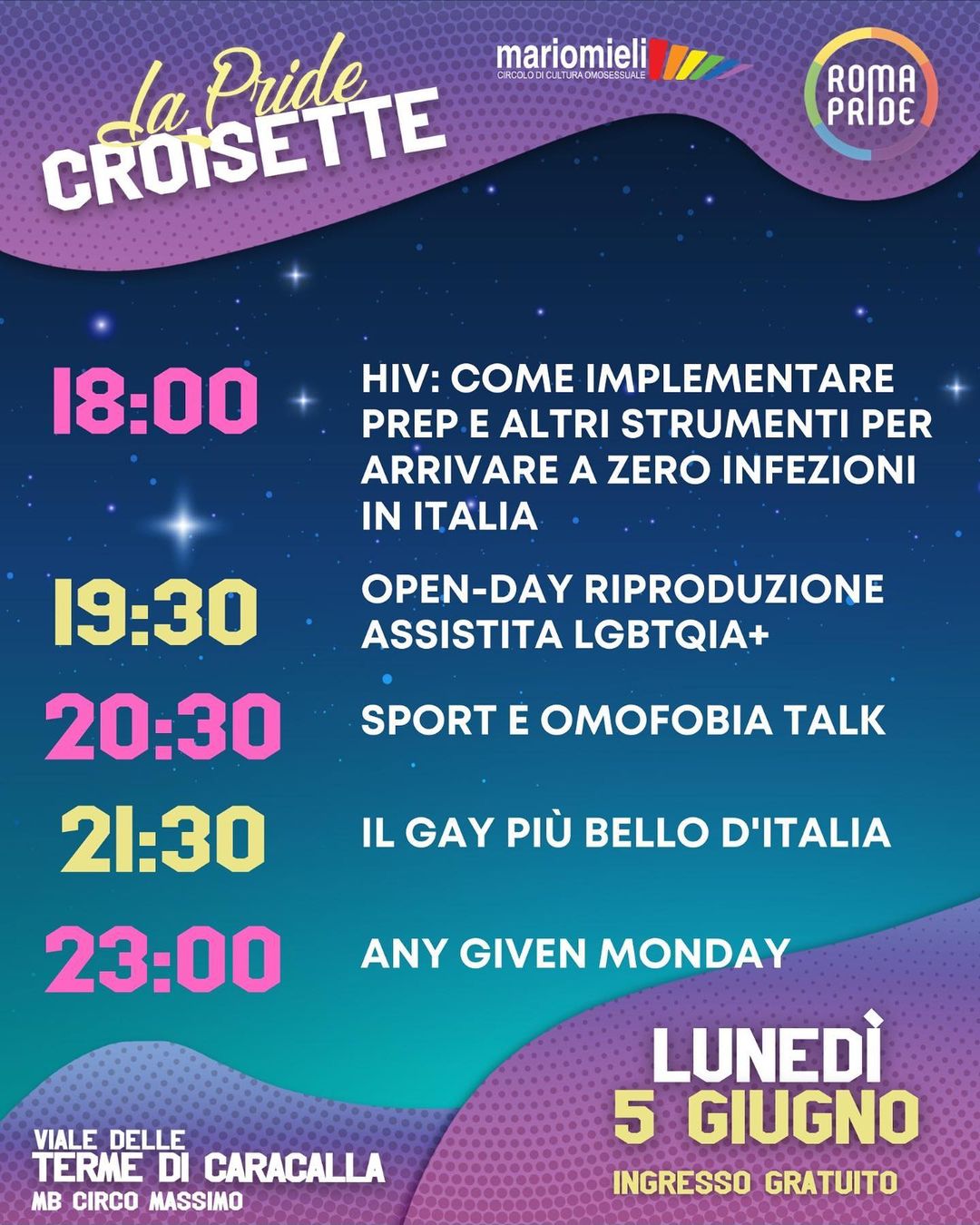 Programma Pride Croisette 5 giugno (1)