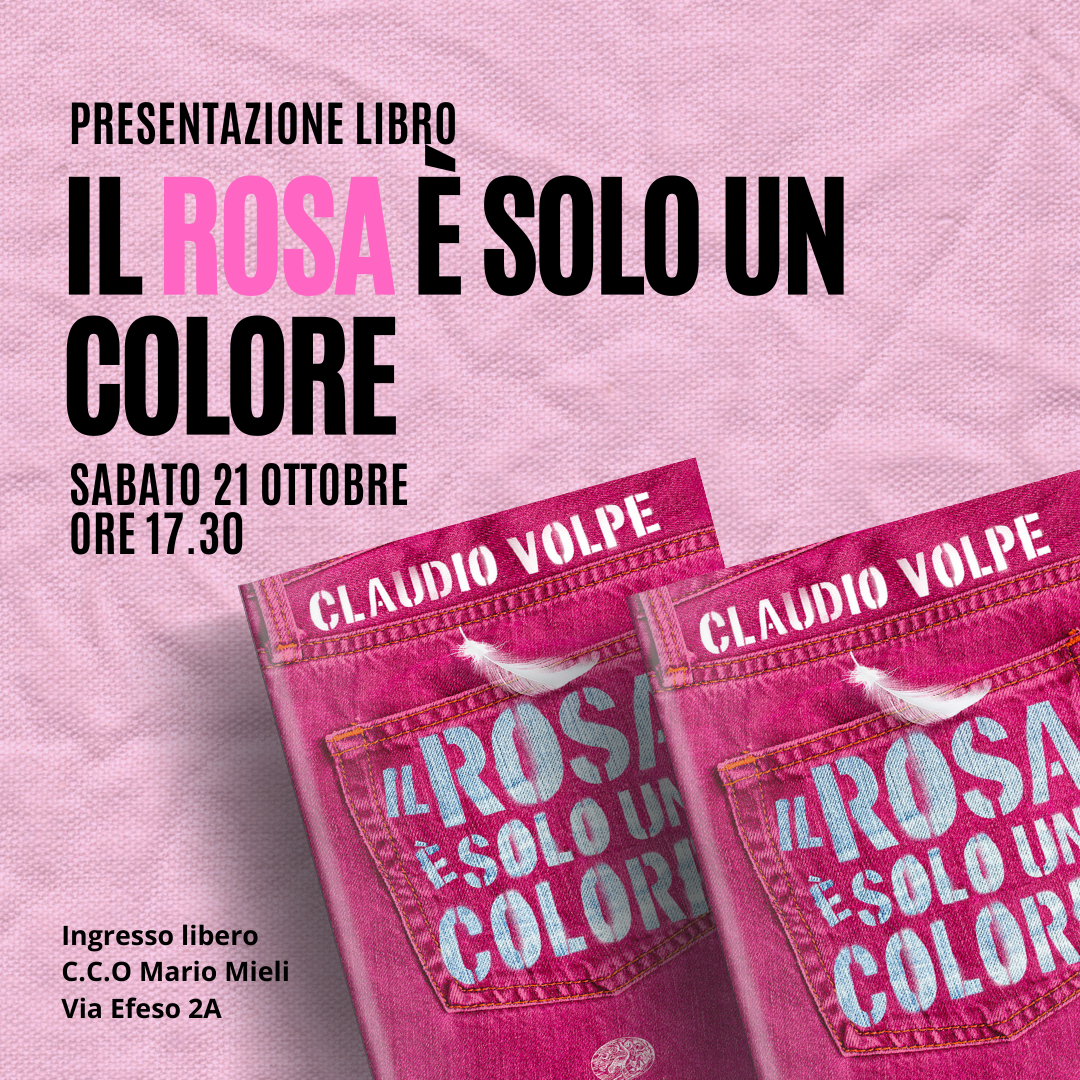 Presentazione libro il rosa è solo un colore