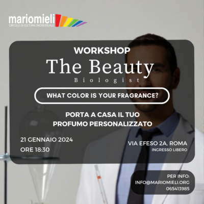 BEAUTY BIOLOGIST workshop cco mario mieli