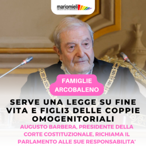 barbera corte costituzionale famiglie arcobaleno