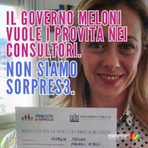 GOVERNO MELONI vs diritto aborto