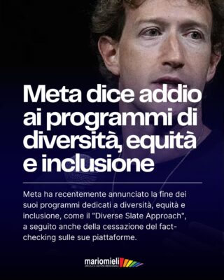 Meta dice addio ai programmi di diversità equità e inclusione